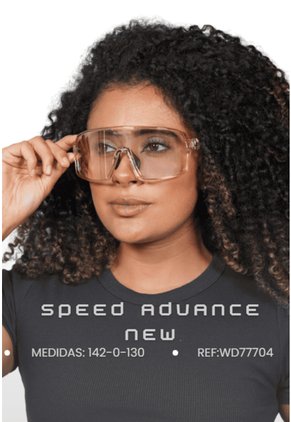 GAFA CICLISMO Y DEPORTES WANDERTH SPEED ADVANCE NEW DE UN SOLO LENTE DE COLOR NARANJA-GRIS