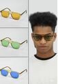 GAFAS DE SOL UNISEX WANDERTH FILTRO UV400 CON LENTES POLARIZADOS-DORADO-VERDE-R0006 de Wanderth