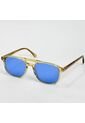 GAFAS DE SOL UNISEX WANDERTH FILTRO UV400 CON LENTES POLARIZADOS-DORADO-AZUL-R0006 de Wanderth
