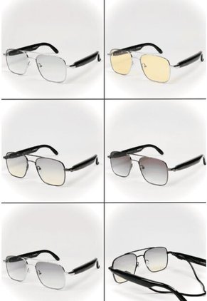GAFAS DE SOL UNISEX WANDERTH BLUETOOTH-PLATEADO-AMARILLO-WD77712