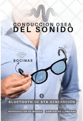 GAFAS DE SOL UNISEX WANDERTH BLUETOOTH-NEGRO-WD77714