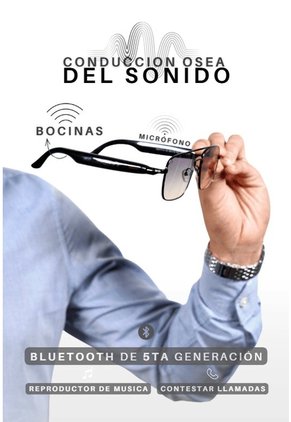 GAFAS DE SOL UNISEX WANDERTH BLUETOOTH-GRIS-NEGRO-WD77712