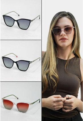 GAFAS DE SOL UNISEX WANDTHER FILTRO UV400 CON LENTES POLARIZADOS TRANSPARENTE-ROJO-7230