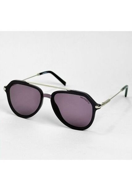 GAFAS DE SOL UNISEX WANDTHER FILTRO UV400 CON LENTES POLARIZADOS NEGRO-PLATEADO-T2080