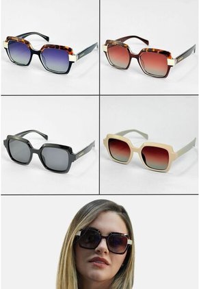 GAFAS DE SOL UNISEX WANDTHER FILTRO UV400 CON LENTES POLARIZADOS CAREY-ROJO-S26112