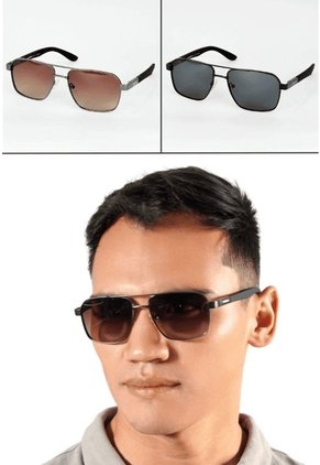 GAFAS DE SOL UNISEX WANDERTH FILTRO UV400 CON LENTES POLARIZADOS-PLATEADO-S15111