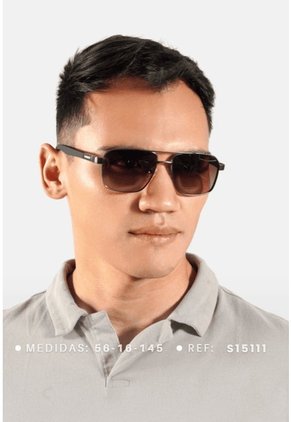 GAFAS DE SOL UNISEX WANDERTH FILTRO UV400 CON LENTES POLARIZADOS-NEGRO-S15111