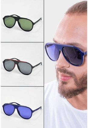 GAFAS DE SOL UNISEX WANDERTH FILTRO UV400 CON LENTES POLARIZADOS-NEGRO-VERDE-TR3308
