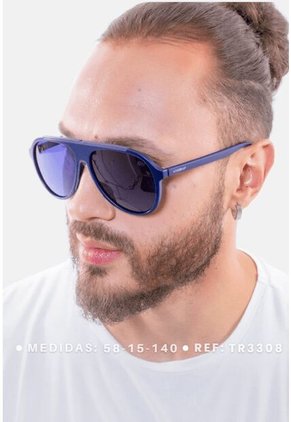 GAFAS DE SOL UNISEX WANDERTH FILTRO UV400 CON LENTES POLARIZADOS-NEGRO-ROJO-TR3308