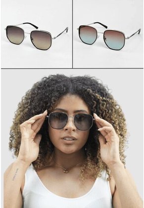 GAFAS DE SOL UNISEX WANDERTH FILTRO UV400 CON LENTES POLARIZADOS-PLATEADO-AZUL-PS31870