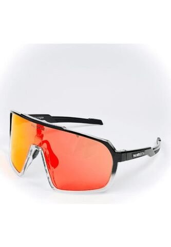 GAFA CICLISMO Y DEPORTES WANDERTH STRENGTH DE UN SOLO LENTE DE COLOR NEGRO-TRANSPARENTE Wanderth