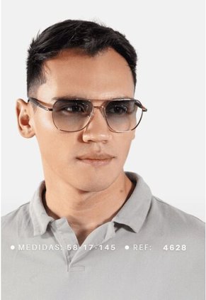 GAFAS DE SOL UNISEX WANDERTH FILTRO UV400 CON LENTES POLARIZADOS-PLATEADO-VERDE-4628