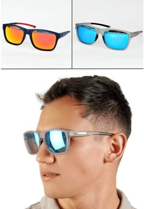 GAFAS DE SOL UNISEX WANDERTH FILTRO UV400 CON LENTES POLARIZADOS-GRIS-AZUL-S12104