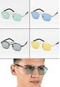 GAFAS DE SOL UNISEX WANDERTH FILTRO UV400 CON LENTES POLARIZADOS-PLATEADO-VERDE-4599 de Wanderth
