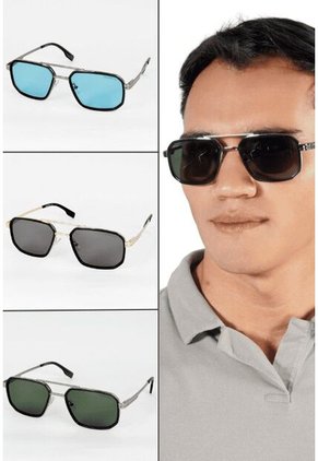 GAFAS DE SOL UNISEX WANDERTH FILTRO UV400 CON LENTES POLARIZADOS-PLATEADO-AZUL-4583H