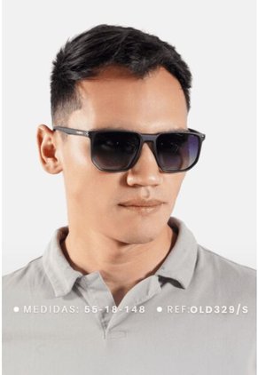 GAFAS DE SOL UNISEX WANDERTH FILTRO UV400 CON LENTES POLARIZADOS-NEGRO-GRIS-OLD329/S