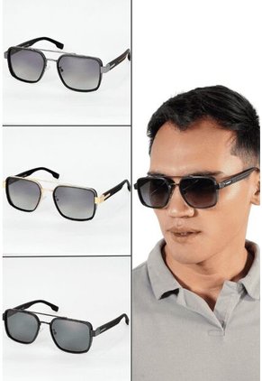 GAFAS DE SOL UNISEX WANDERTH FILTRO UV400 CON LENTES POLARIZADOS-NEGRO-GRIS-S15106