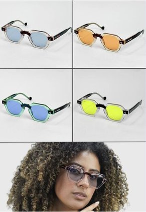 GAFAS DE SOL UNISEX WANDERTH FILTRO UV400 CON LENTES POLARIZADOS -AMARILLO-TRANSPARENTE-1966