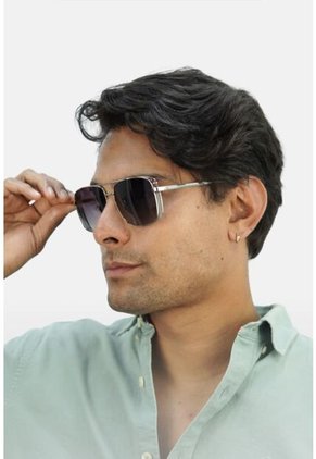 GAFAS DE SOL UNISEX WANDERTH FILTRO UV400 CON LENTES POLARIZADOS-GRIS-NEGRO-JS8569