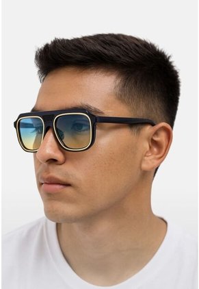 GAFAS DE SOL UNISEX WANDERTH FILTRO UV400 CON LENTES POLARIZADOS-NEGRO-AZUL-1850