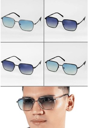 GAFAS DE SOL UNISEX WANDERTH FILTRO UV400 CON LENTES POLARIZADOS-NEGRO-AZUL-4469