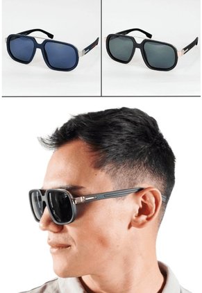 GAFAS DE SOL UNISEX WANDERTH FILTRO UV400 CON LENTES POLARIZADOS-PLATEADO-AZUL-S15113