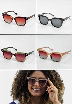 GAFAS DE SOL UNISEX WANDTHER FILTRO UV400 CON LENTES POLARIZADOS NARANJA-ROJO-S26108