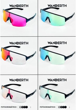 GAFA CICLISMO Y DEPORTES WANDERTH SPRINT DE UN SOLO LENTE FOTOCROMANTICO NEGRO-AZUL