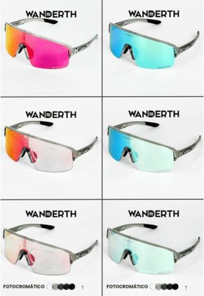 GAFA CICLISMO Y DEPORTES WANDERTH SPRINT DE UN SOLO LENTE FOTOCROMANTICO TRANSPARENTE-FUCSIA