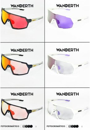 GAFA CICLISMO Y DEPORTES WANDERTH SPACE DE UN SOLO LENTE FOTOCROMANTICO BLANCO-MORADO