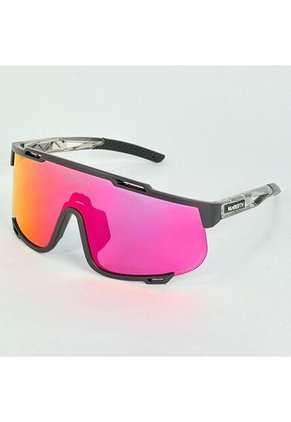 GAFA CICLISMO Y DEPORTES WANDERTH GIRO DE UN SOLO LENTE FOTOCROMANTICO TRANSPARENTE-ROSA