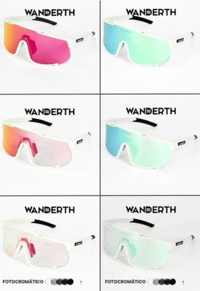 GAFA CICLISMO Y DEPORTES WANDERTH GIRO DE UN SOLO LENTE FOTOCROMANTICO BLANCO-FUCSIA