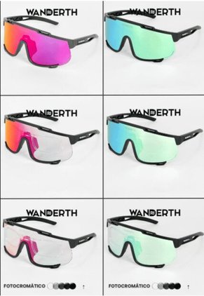 GAFA CICLISMO Y DEPORTES WANDERTH GIRO DE UN SOLO LENTE FOTOCROMANTICO NEGRO-ROSA