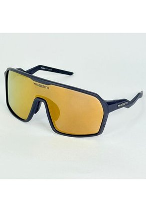 GAFA CICLISMO Y DEPORTES WANDERTH STRONG DE UN SOLO LENTE DE COLOR NEGRO-DORADO