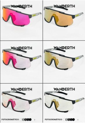 GAFA CICLISMO Y DEPORTES WANDERTH GIRO DE UN SOLO LENTE FOTOCROMANTICO GRIS-DORADO