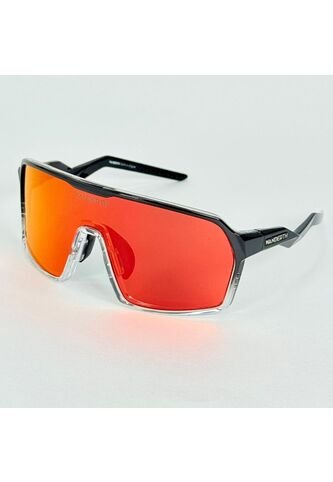 GAFA CICLISMO Y DEPORTES WANDERTH STRONG DE UN SOLO LENTE DE COLOR NEGRO-NARANJA Wanderth