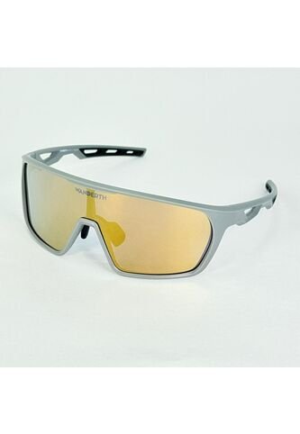 GAFA CICLISMO Y DEPORTES WANDERTH LIFESTYLE DE UN SOLO LENTE DE COLOR GRIS-DORADO Wanderth