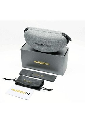 GAFA CICLISMO Y DEPORTES WANDERTH LIFESTYLE DE UN SOLO LENTE DE COLOR GRIS-DORADO