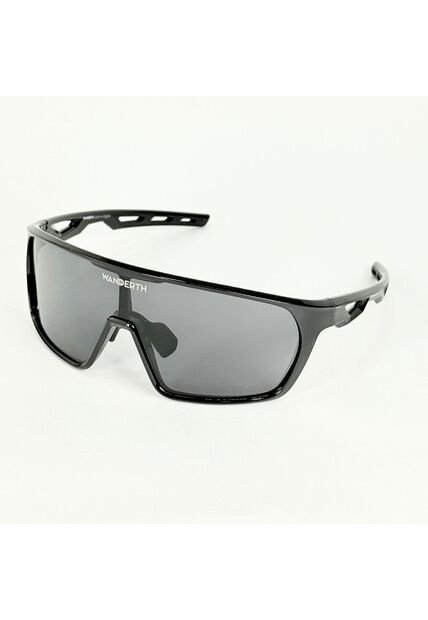 GAFA CICLISMO Y DEPORTES WANDERTH LIFESTYLE DE UN SOLO LENTE DE COLOR NEGRO