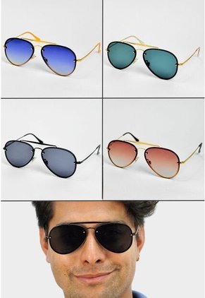 GAFAS DE SOL UNISEX WANDTHER FILTRO UV400 CON LENTES POLARIZADOS DORADO-VERDE-WA1002