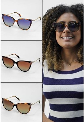 GAFAS DE SOL UNISEX WANDERTH FILTRO UV400 CON LENTES POLARIZADOS -NEGRO-CAFE-6223LP
