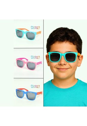 GAFAS DE SOL UNISEX NIÑ@S WANDERTH UV400 JUANES AZUL-NARANJA CLARO