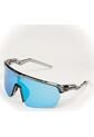 GAFA CICLISMO Y DEPORTES WANDERTH STRONG S DE UN SOLO LENTE DE COLOR PLATEADO-AZUL de Wanderth