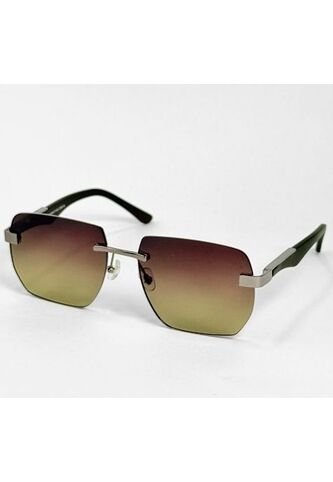 GAFAS DE SOL UNISEX WANDTHER FILTRO UV400 CON LENTES POLARIZADOS PLATEADO-VERDE-S31738 Wanderth