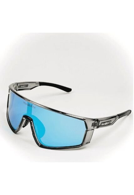 GAFA CICLISMO Y DEPORTES WANDERTH BLAZE RUN DE UN SOLO LENTE DE COLOR GRIS-AZUL