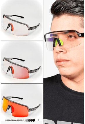 GAFA CICLISMO Y DEPORTES WANDERTH TIME RICE DE UN SOLO LENTE FOTOCROMANTICO PLATEADO