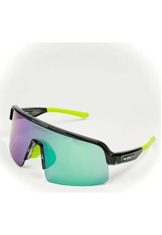 GAFA CICLISMO Y DEPORTES WANDERTH TIME RICE DE UN SOLO LENTE DE COLOR NEGRO-VERDE Wanderth