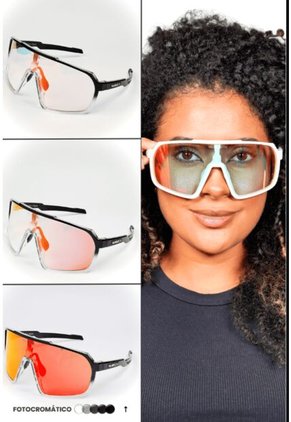 GAFA CICLISMO Y DEPORTES WANDERTH STRENGTH DE UN SOLO LENTE FOTOCROMATICO NEGRO-TRANSPARENTE