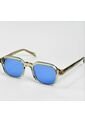 GAFAS DE SOL UNISEX WANDERTH FILTRO UV400 CON LENTES POLARIZADOS -DORADO-AZUL-WD8313 de Wanderth
