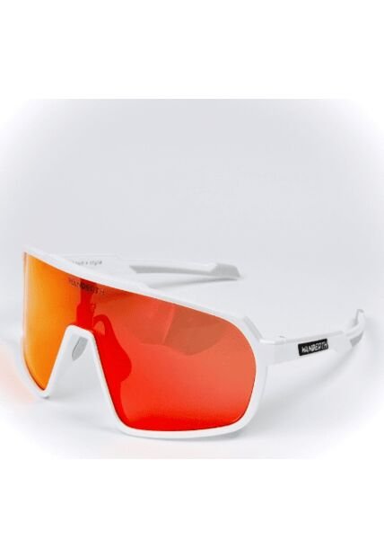 GAFA CICLISMO Y DEPORTES WANDERTH STRENGTH DE UN SOLO LENTE DE COLOR BLANCO